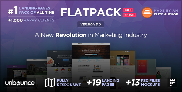 FLATPACK 3.0 - Multipurpose Unbounce Pack