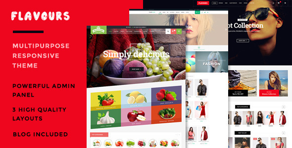 Flavours Fruit Store Organic Shop & Fashion Store - Responsive OpenCart Theme