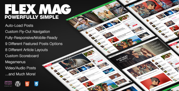 Flex Mag 3.6.0 Responsive WordPress News Theme