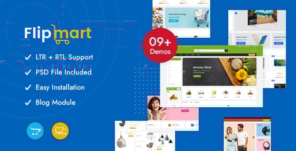 Flipmart 4.1 - Supermarket OpenCart 4 Theme