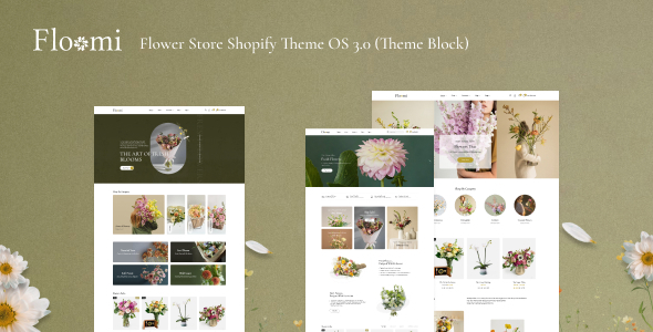 Floomi – Flower Store Shopify Theme OS 3.0 (Theme Block)