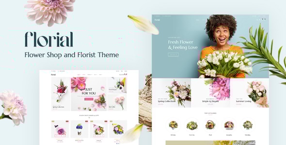Florial  Flower Store WooCommerce WordPress Theme