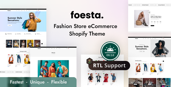 Foesta 4.0.0 - Fashion Shopify Theme OS 2.0