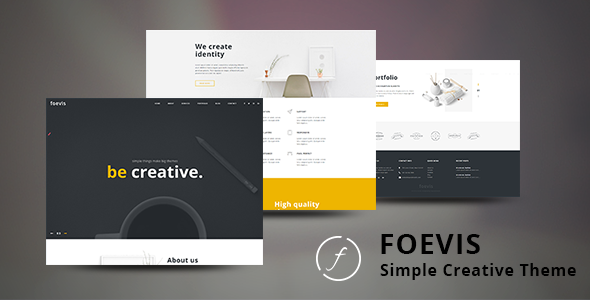 Foevis 3.0 - Minimal Agency & Video Portfolio WordPress Theme