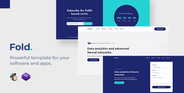 Fold - Software and App Template