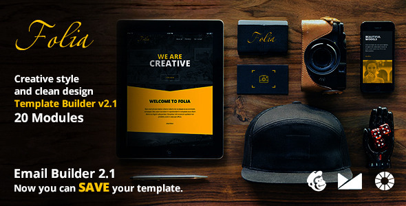 Folia Email Template  Emailbuilder 2.1