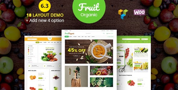 Food Fruit  - Organic Farm Natural RTL Responsive WooCommerce WordPress Theme