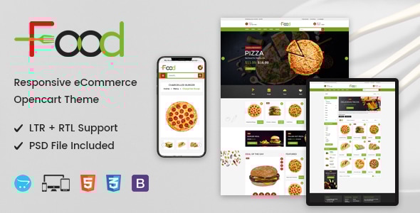 Food 4.1 - Responsive OpenCart 4 Theme