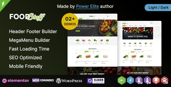 Food Stuff WP 3.4.0 - Multipurpose Elementor WooCommerce Theme