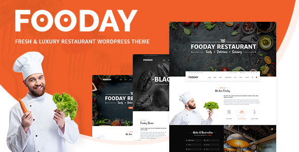 Fooday 1.4.3 - Fresh & Luxury Restaurant WordPress Theme