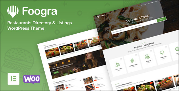 Foogra 1.0.34 - Restaurants Directory & Listings WordPress Theme