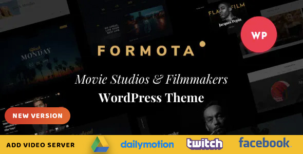 Formota 1.9.3 - Movie Studios & Filmmakers WordPress theme