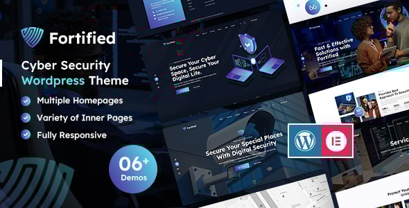 Fortified  IT & Cyber Security WordPress Theme