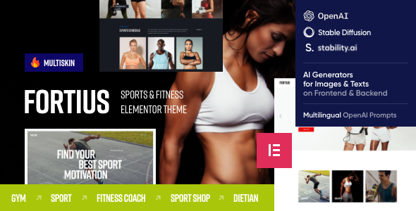 Fortius 2.17 - Sports & Fitness Elementor WordPress Theme