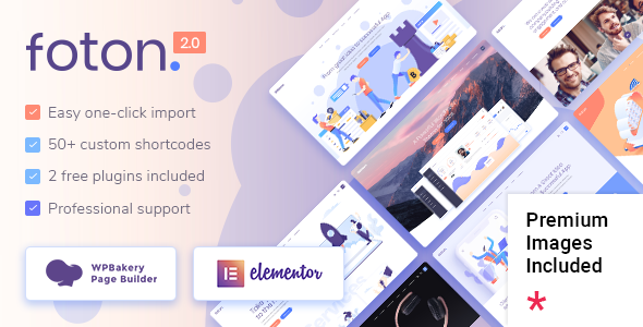 Foton 2.6.1 - Software and App Landing Page WordPress Theme