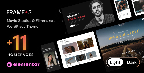 Frames 1.6.4 - Movie Studios & Filmmakers WordPress theme
