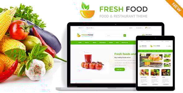 Fresh Food 1.1 - PrestaShop Theme for Restaurant Stores