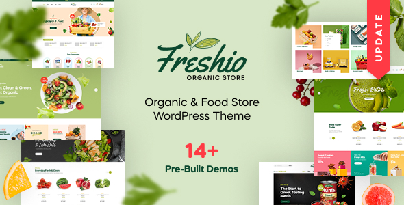 Freshio 3.0.0 Organic & Food Store WordPress Theme