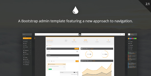 FreshUI 2.1 - Premium Web App and Admin Template