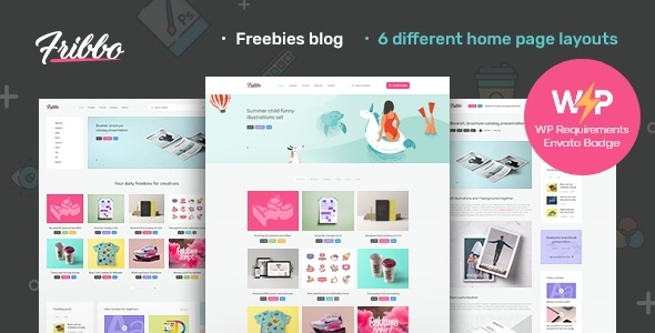 Fribbo 1.1.0 - Freebies Giveaway & Gift Blog WordPress Theme