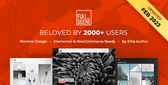 FullScene 2.2.3 - Portfolio  Photography WordPress Theme