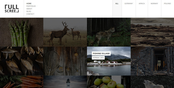 Fullscreen 1.3 - Photography Portfolio Drupal Theme
