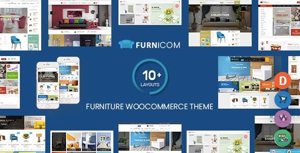 Furnicom 2.0.23 - Furniture Store & Interior Design WordPress WooCommerce Theme (10 Homepages Ready)