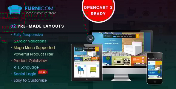 Furnicom 2.2.0 - Responsive Multipurpose OpenCart 3 & 2.x Theme