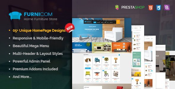 Furnicom 1.7.6.4 - Responsive PrestaShop 1.6 and 1.7 Furniture Theme