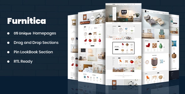 Furnitica 2.0 - Minimalist Design Responsive Shopify Theme For Furniture Decor Interior