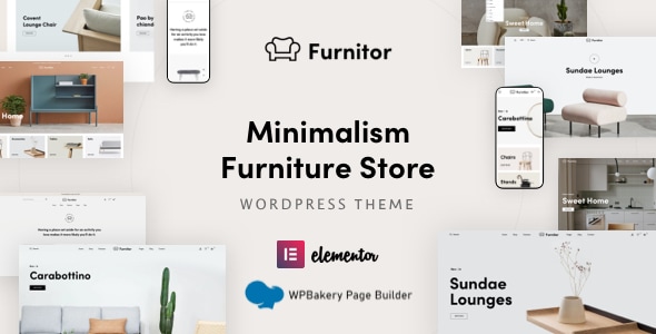 Furnitor 1.2.1 - Minimalism Furniture Store WordPress Theme