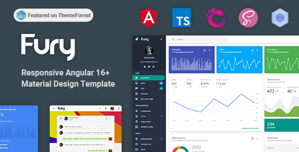 Fury 17 - Angular 16 Material Design Admin Template