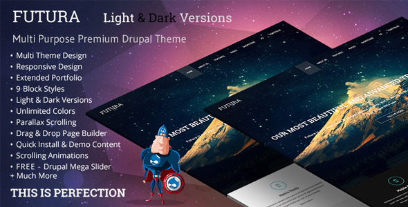 Futura MultiPurpose Creative Drupal Theme