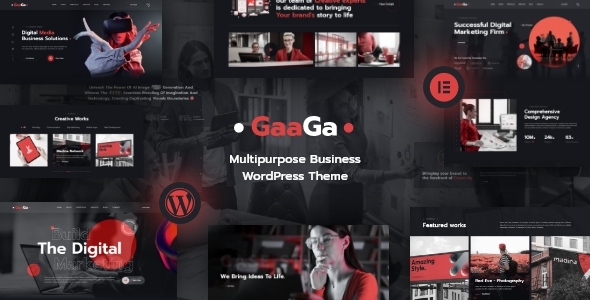 Gaaga 2.0.5 - Creative Agency Theme