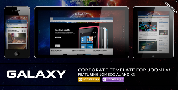 Galaxy 2.5 - Corporate Template For Joomla