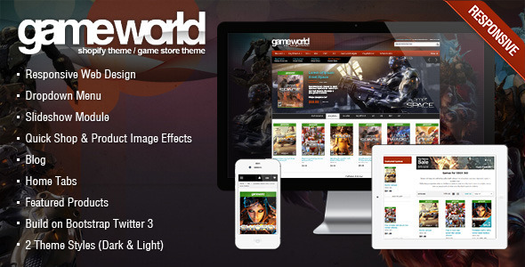 Game Store Shopify Theme 1.2 - GameWorld