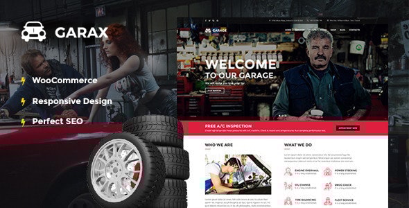 Garax 2.0.6 - Automotive WordPress Theme