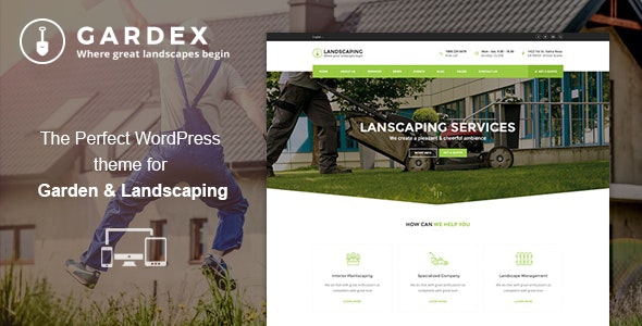 Gardex 1.2 - Landscaping & Gardening WordPress Theme