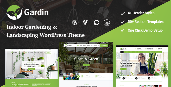 Gardin 2.8 - Indoor Gardening WordPress Theme