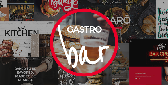 GastroBar 1.7 - WordPress Theme for Fast Food Restaurants and Bars