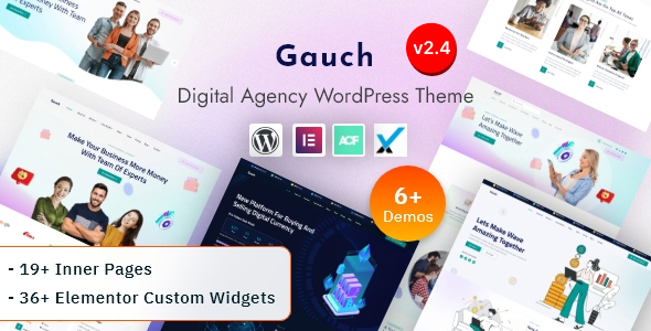 Gauch 2.4 - IT Services & Digital Business Agency Elementor WordPress Theme