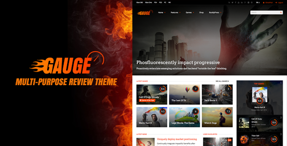 Gauge 7 - Multi-Purpose Review Theme