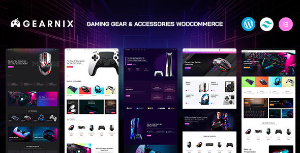 Gearnix 3.3.1 - Gaming Gear & Accessories Tailwind CSS WooCommerce Theme