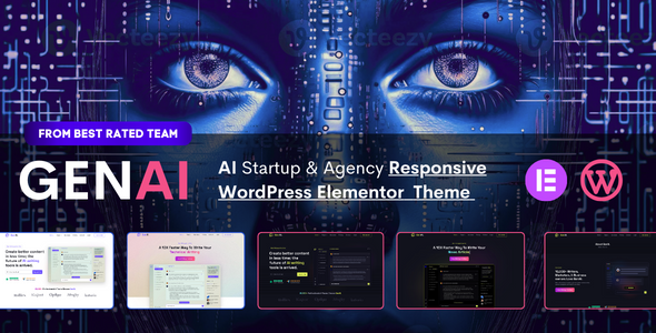 Gen AI 3.0 - AI Agency & Technology Startup Elementor WordPress Theme