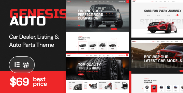 GenesisAuto 1.0.17 - Car Dealer &  React Listing WordPress Theme
