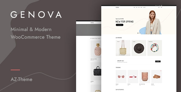 Genova 2.4 - Minimalist AJAX WooCommerce WordPress Theme