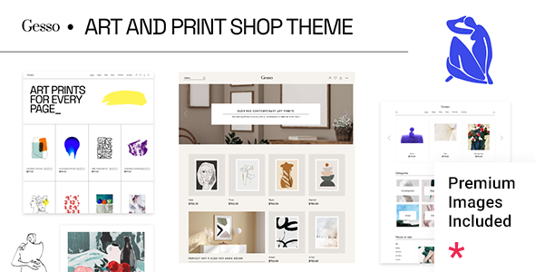 Gesso 1.4 - Art & Print Shop WordPress Theme