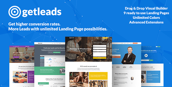 Getleads 2.0 - High-Performance Landing Page WordPress Theme