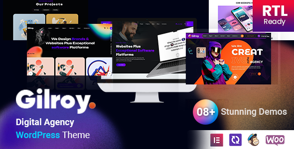 Gilory 1.0.4 - Digital Agency WordPress Theme