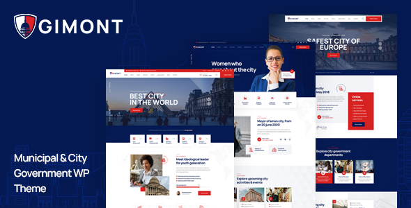 Gimont 1.2.7 - City Government WordPress Theme